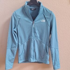 The North Face Cinder 100 Teal Full-Zip Track Jacket